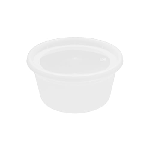 Karat [12oz - 240 ct] Clear PP Injection Molded Round Deli Containers with Lids (FP-IMDC12-PP) - color: Clear, size: 12oz