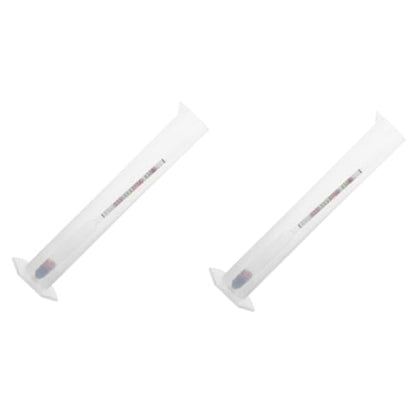 2 Sets Home Brew Hydrometer Kit Round Cylinder Triple Scale Alcohol Meter for Wine Making Beginners - color: 2