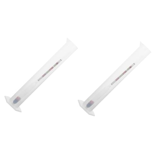 2 Sets Home Brew Hydrometer Kit Round Cylinder Triple Scale Alcohol Meter for Wine Making Beginners - color: 2