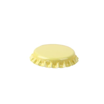 100Pcs for DIY Home Brewing Beer Tool for Caps Homebrew Beer Caps Craft Beer Bottling Caps Oxygen Absorbing Seal(Yellow) - color: Yellow