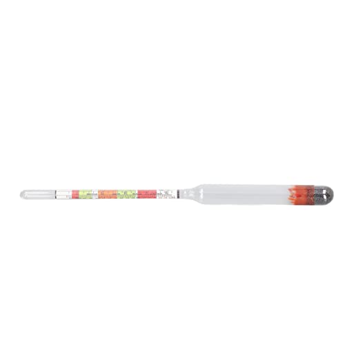 Hydrometer Wine and Beer Measuring Tool Set, Triple Scale Glass, 10Pcs for Home Brewing