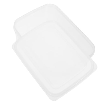 Refrigerator Food Preservation Box with Lid Reusable Sealed Cheese and Bread Container for Kitchen Fruit Vegetable Storage Snack and Ingredient Organizer for Home Camping Picnic