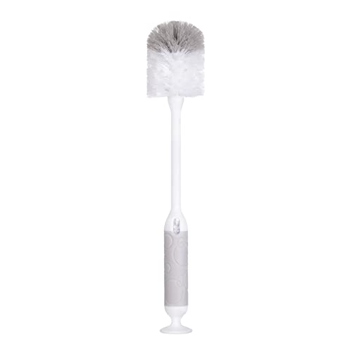 Ubbi Baby Bottle Brush Set, Bottle Brush and Nipple Brush, Baby Cleaning Essentials, Gray (Pack of 2) - size: Pack of 2