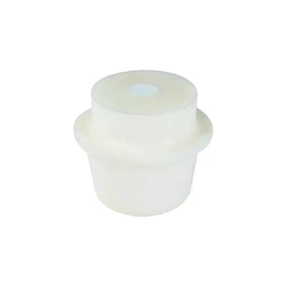 5pcs Laboratory Silicone Bung with Hole Stoppers Airlock Bubbler Triangular Flask Plug Stopper(53-60mm) - color: 53-60mm