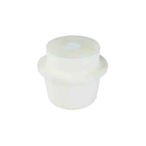 5pcs Laboratory Silicone Bung with Hole Stoppers Airlock Bubbler Triangular Flask Plug Stopper(30-34mm) - color: 30-34mm