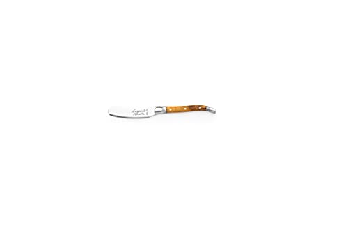 Laguiole Style De Vie Cheese Knives, Luxury Line, Olive Wood, Set of 3 Pieces, Giftbox Included - size: Small