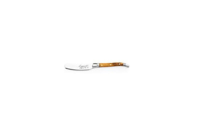 Laguiole Style De Vie Cheese Knives, Luxury Line, Olive Wood, Set of 3 Pieces, Giftbox Included - size: Small