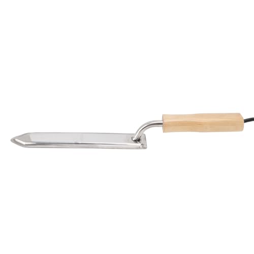 Ymiko Electric Beekeeping Scraper Hot Knife, 110V Over Temperature Protection Honey Uncapping Knife with Adjustable Heat Levels for Bee Scraping Tool, Tool Stainless Steel with