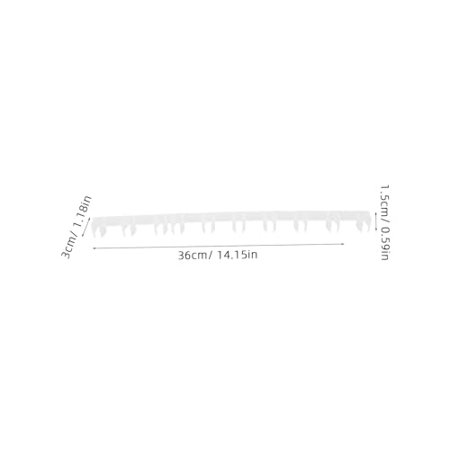 Mipcase 10pcs Hive Spacing Strip for Beekeepers Plastic Beehive Honeycomb Frame Spacers Beekeeping Tools