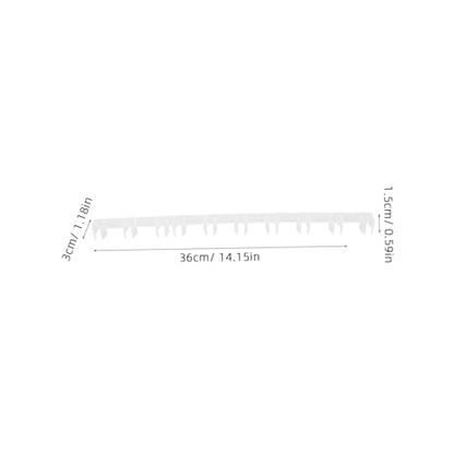 Mipcase 10pcs Hive Spacing Strip for Beekeepers Plastic Beehive Honeycomb Frame Spacers Beekeeping Tools