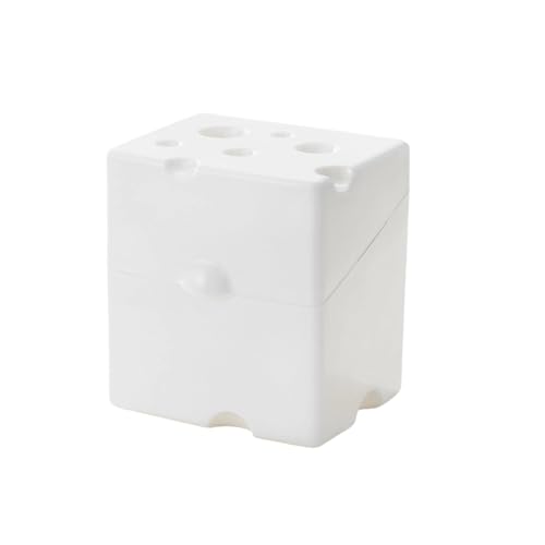 Kitchen fresh-keeping box, ABS flip cheese box, refrigerator fresh-keeping box, food and snack packaging, butter storage box - size: white