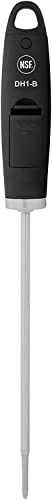 Escali DH1 Gourmet Digital Meat Thermometer with Extra Long Probe, NSF Certified, Black - color: Black