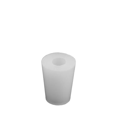 Reusable Silicone Hollow Conical Wine Stopper, Alkali Resistant Glass Bottle Stopper Wide Mouth Tube Stopper(4) - size: 4