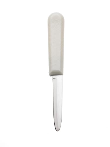 Mercer Culinary Clam Knife with Poly Handle, 3-1/4, White - size: 3.3", style: Clam Knife 3 1/4 Inch
