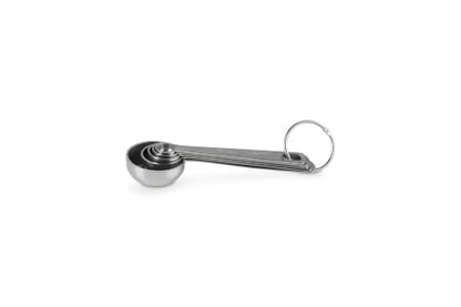 Le Creuset Stainless Steel Measuring Spoons, Set of 5 - color: Gold, size: 8 inches, style: Measuring Spoons