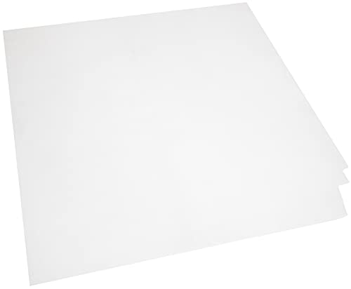 MADE IN USA 1,000 Sheets of Grease-Resistant Food Grade Waxed Kraft Deli Tissue Paper, 12" X 12" (White) - color: White