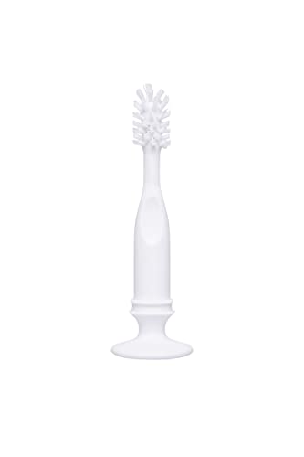 Ubbi Baby Bottle Brush Set, Bottle Brush and Nipple Brush, Baby Cleaning Essentials, Gray (Pack of 2) - size: Pack of 2