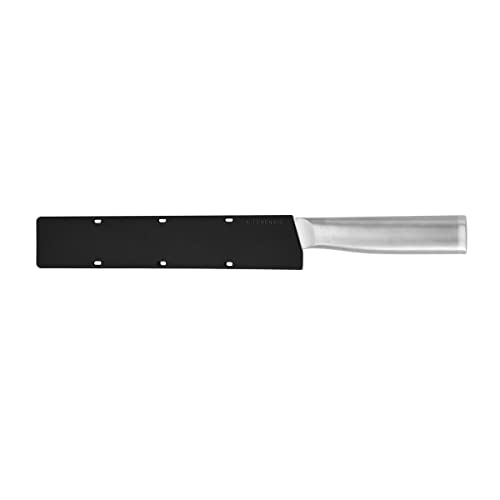 KitchenAid Gourmet Forged Triple-Rivet Serrated Bread Knife with Custom-Fit Blade Cover, 8-inch, Sharp Kitchen Knife, Japanese Stainless Steel Blade, Black - style: 8-Inch Bread Knife