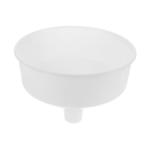 Extra Large Funnel Wide Mouth Sturdy Plastic for Canning Sediment Removal Kitchen Use Reusable
