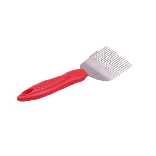 Plastic Handle Scraper Knife for Honeycomb Frames, Lightweight Apiary Accessory for Easy Extraction (red) - color: Red