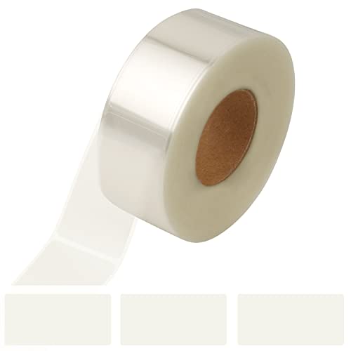 500 PCS Label Protectors, Clear Label Protectors Waterproof Clear Labels for Protecting Barcodes, Books, Numbers, Clothes Food Labels in Laboratory, Library, Office, Supermarket (4.05×2.04inch) - size: 4.05×2.04inch