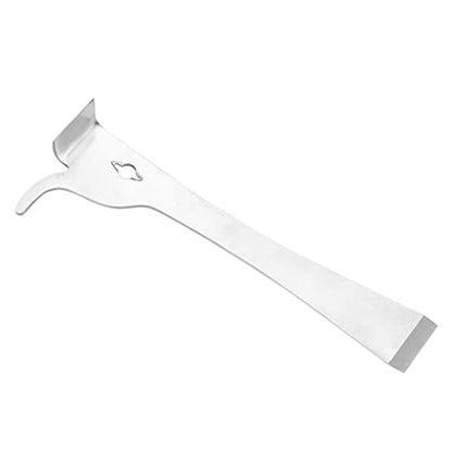 Professional Stainless Steel Beekeeping Scraper Tool Heavy Duty Wax Propolis Removal Tool for Hive Maintenance Frame Cleaning Beekeeping Equipment Silver 25cm 1 Pack