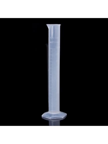 1PC 100ml Plastic Graduated Cylinder with Base Hydrometer Test Tube for Homebrew Beer Wine Making Lab Measuring