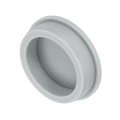 uxcell Silicone Rubber Plug, High Temp Round Hole Plug Waterproof Rubber Stopper Pipe End Caps Fit 56.3mm/2.22" for Bathtub Bottle Sealing, Grey - size: 56.3mm/2.22"