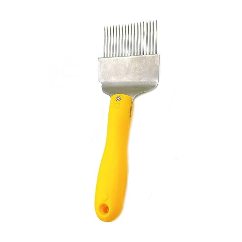 Bee Uncapping Fork Durable Stainless Steel Honey Harvesting Tool for Beekeeping Efficiency, for Wide Range of Honey Production Areas