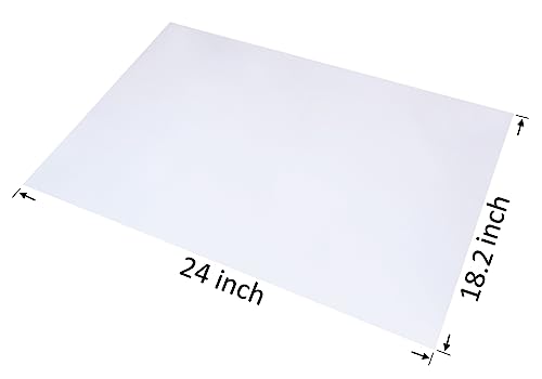 Wowfit 100 CT 18x24 Inch 1.1 Mil Clear Plastic Flat Open Poly Bags – Great for Dough Proofing, Bread Baking, Injera, Food Storage, Jackets, Coats, Pillows, Laundry, and More - size: 18.2"x24"-100pcs
