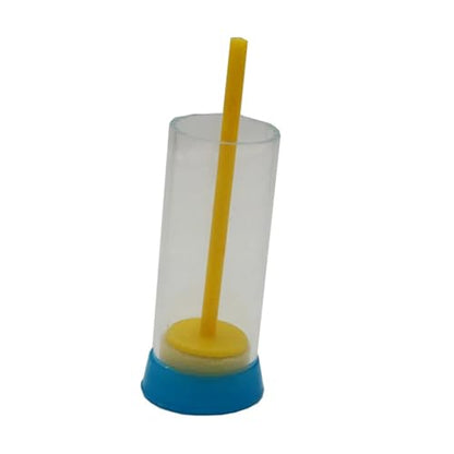 8pcs Bee Queen Marking Cage Bottle Box with Soft Plunger Marker Non-Toxic Beekeeping Equipment for Beekeeper