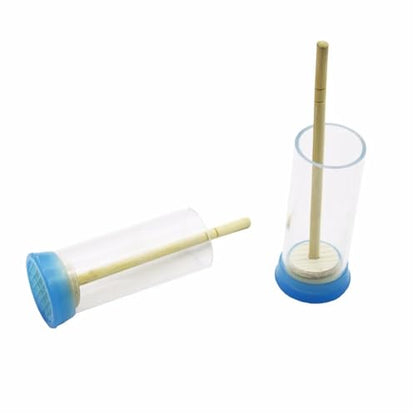 8Pcs Bee Queen Marking Tube with Sponge Bees Catcher Bottle Soft Plunger Beekeeper Beekeeping Tool