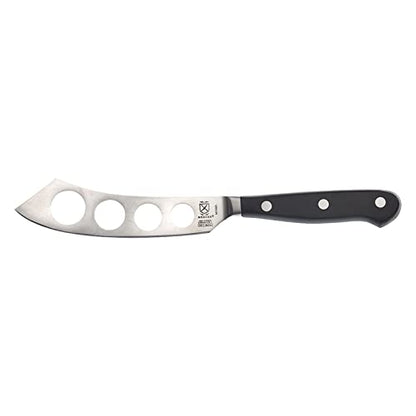 Mercer Culinary Renaissance Soft Cheese Knife, 5-Inch - color: Black Handle, size: 5-Inch Soft Cheese Knife