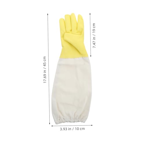 Long Sleeve Beekeeping Gloves Bee Keeper Safety Protective Gardening Work Gloves