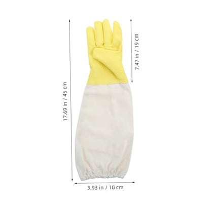 Long Sleeve Beekeeping Gloves Bee Keeper Safety Protective Gardening Work Gloves