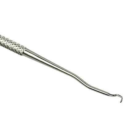 2 Pieces Beekeeping Grafting Tool Double Head Beekeeping Grafting Needle Beekeeping Moving Needle Tool Stainless Steel Queen Moving Needle Queen Bee Grafting Tool, Silver