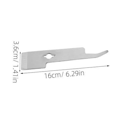 2pcs Stainless Steel Beekeeping Tools Curved Hive Scrapers with Frame Lifters for Efficient Honey Extraction and Beehive Maintenance