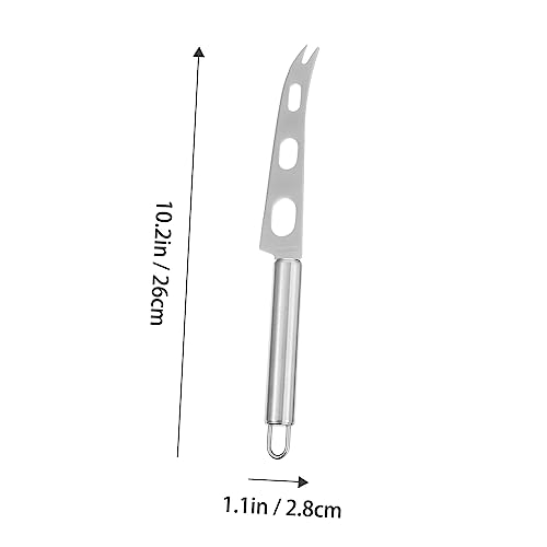 Abaodam 2Pcs Stainless Steel Cheese Spatula Portable Manual Butter Cutter Baking Supplies for Home and Restaurant Use Durable Easy to Clean Kitchen Tool