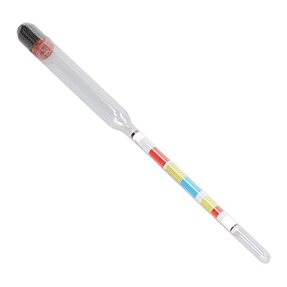 10Pcs Wine Making Meter, Home Brewing Beer Hydrometer Test Jar 3 Scales Household Supplies for Home Brewing Kit for Brew Beer, Wine, Mead