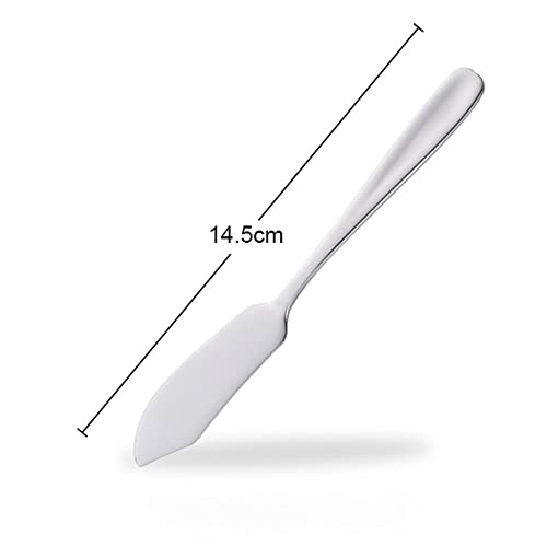 Stainless Steel Butter Knife Cheese Dessert Jam Spreaders, Kitchen Accessories Breakfast Tool Butter Tool(rose gold) - color: Rose Gold