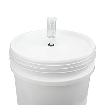 6 Packs 3 Piece Airlocks for Fermenting with #6 Stoppers and Grommets, Air Lock Ferment for Beer Wine Making, Home Brew Bubble Airlock for Fermentation Carboy (6 Airlock+4 Bung+8 Grommet Set)