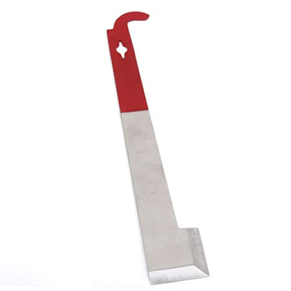 LIOOBO Stainless Steel Beehive Knife Beekeeping Equipment Tool Pry Trim Bar Beehive Frame Lifter Scrapper Red