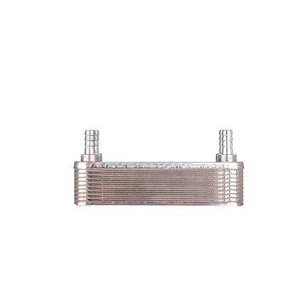 Female Thread Plate Wort Chiller Version 20 Plates Wort Chiller,Plate Heat Exchanger,Stainless Steel 304, Brewing Chiller, 1/2" Barb