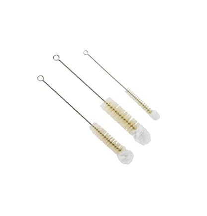 Bendable Bottle Brush Set - Soft Bristle Crevice & Small Cleaning Brushes for Narrow Spaces & Test Tubes
