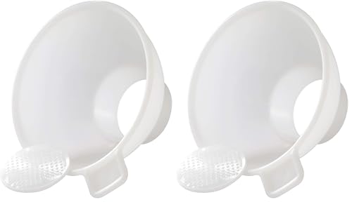 HIC Harold Import Co. Hutzler, One Size, Natural Canning Funnel with Removable Screen (Pack of 2) - size: Canning Funnel (Pack of 2)