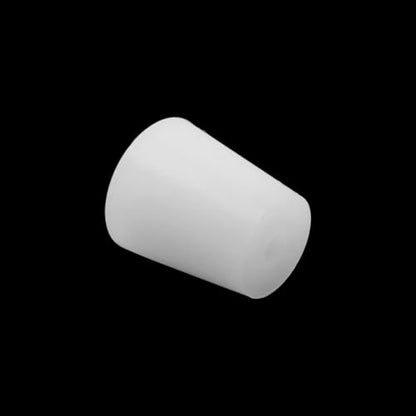 10Pcs Silicone Stoppers,Standard 4# Rubber Stopper Bungs with 6 mm Aperture Single-Hole for Flask, Plug Holes, Lab - size: 4#