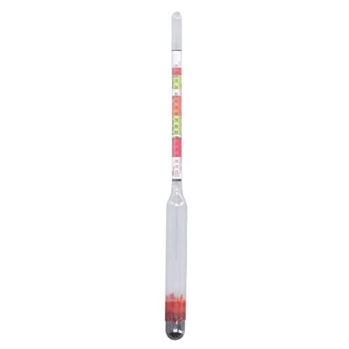 Hydrometer Wine Tester Beer Meter Triple Scale Glass Measuring Tool Kit for Home Brewing Office Restaurant 10Pcs Set