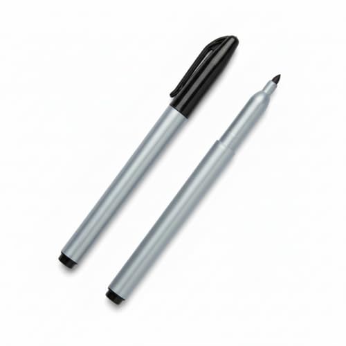 Cadie Permanent Freezer Marker Set of 2 – Waterproof Fast-Drying Black Ink Pens with Chisel Tip for Food Labeling, Fridge & Freezer Storage, Kitchen & Lab Use & General Organization. - style: 2 Pack