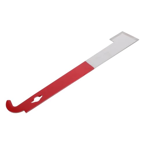 Stainless Steel Beekeeper Hive Scraper Tool J Shape Sturdy Beekeeping Equipment for Lifting and Scraping Frames Essential Hive Tool for Honey Harvesting