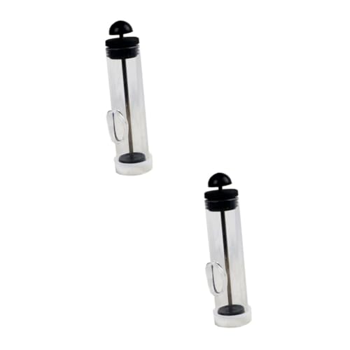 POPETPOP 2pcs Mark Capturer Lightweight Marking Bottle for Beekeepers Queen Capture Cage Tool for Easy Marking Without Injury Essential Beekeeping Equipment Black